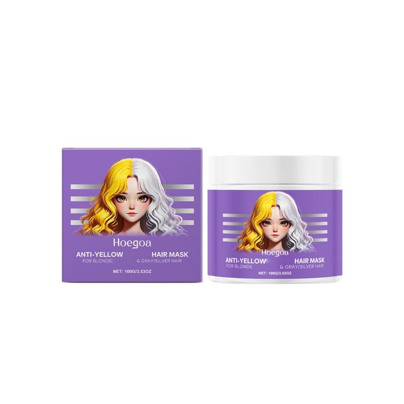 Deeply Nourishing Purple Hair Mask, Moisturizing, Smoothing, Easy-to-Comb Silky Hair Mask HG-A03-0456-01